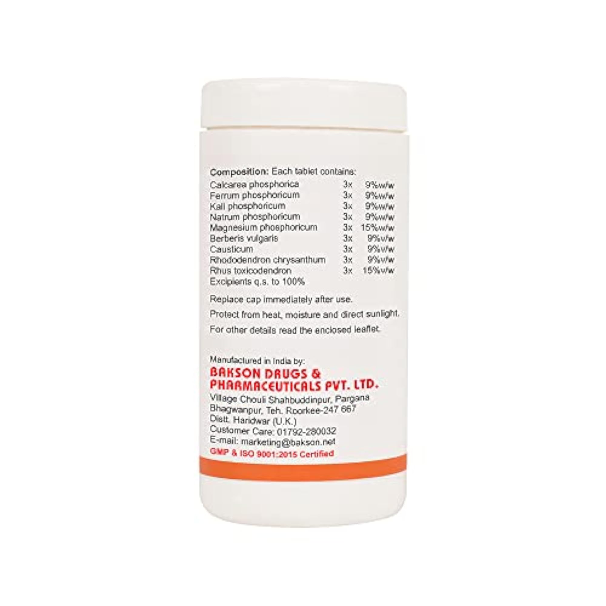 Dr. Bakshi's Homoeopathy Rheum Aid Tablets, Pack of 200